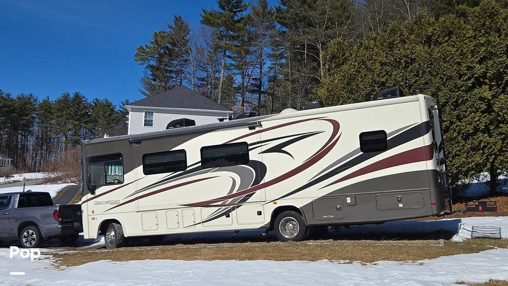 Call now about this 2016 Forest River Georgetown 328TS! 2016 Forest River Georgetown 328TS - Used Class A For Sale by Pop RVs in Pelham, New Hampshire features Air Conditioning, Generator, Awning, Slideout, Leveling Jacks
