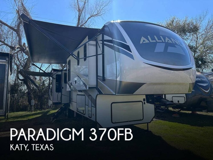 Email now about this 2021 Alliance RV Paradigm 370FB! Used 2021 Alliance RV Paradigm 370FB available in Katy, Texas