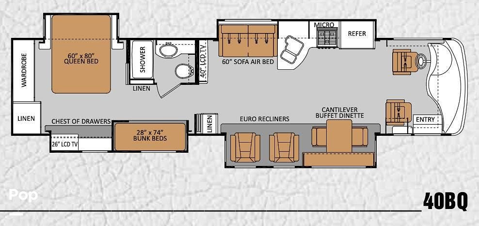 Used 2012 Thor Motor Coach Astoria 40BQ available in Clermont, Florida