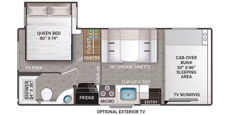 Contact us now about this 2024 Thor Motor Coach Chateau 22B! 2024 Chateau 22B by Thor Motor Coach from Pop RVs in Newark, California