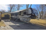 Call now about this 2019 Keystone Raptor 355TS! 2019 Keystone Raptor 355TS - Used Toy Hauler For Sale by Pop RVs in Westbrook, Maine features Leveling Jacks, Slideout, Awning, Air Conditioning, Generator