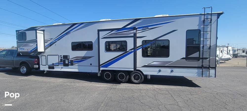 Contact us now about this 2024 Genesis Supreme Vortex 4025VXL! 2024 Vortex 4025VXL by Genesis Supreme from Pop RVs in Modesto, California