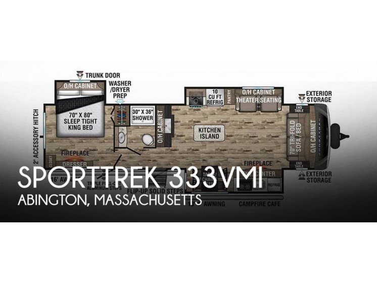 Email now about this 2021 Venture RV SportTrek 333VMI! Used 2021 Venture RV SportTrek 333VMI available in Abington, Massachusetts