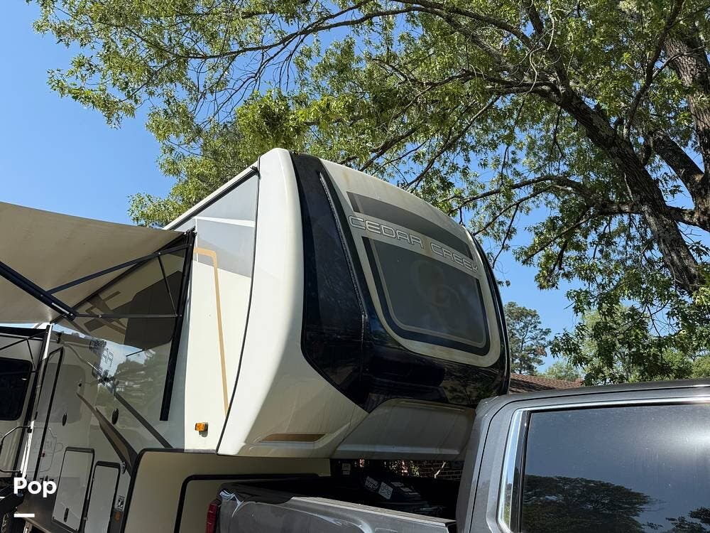 Contact us now about this 2021 Forest River Cedar Creek 360RL! 2021 Cedar Creek 360RL by Forest River from Pop RVs in Texarkana, Arkansas