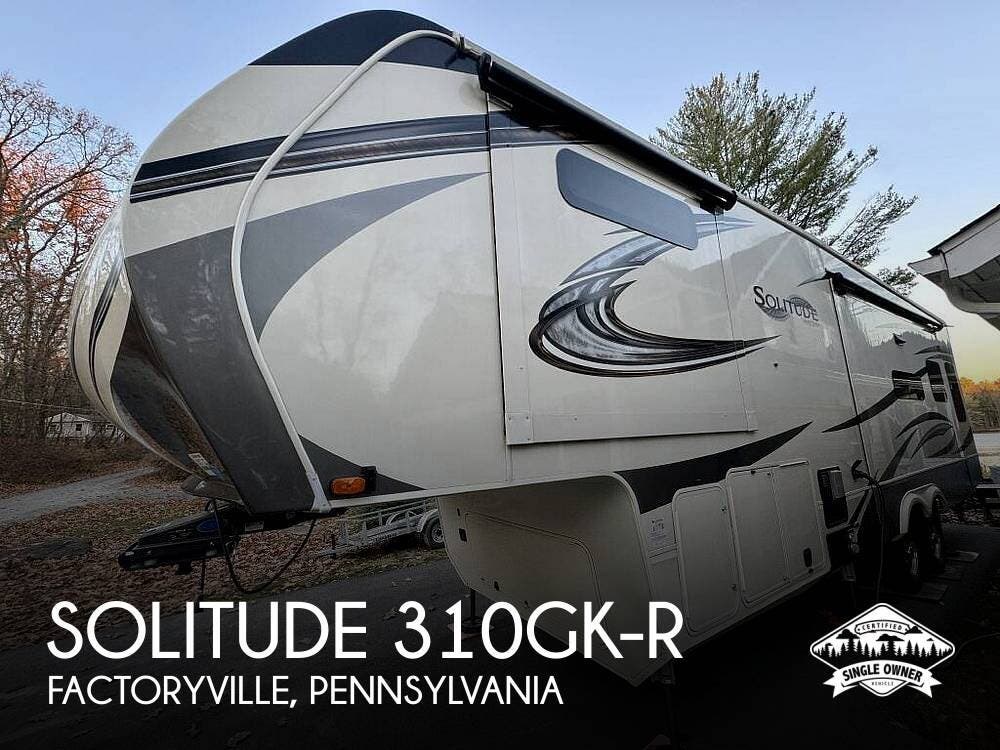 Email now about this 2021 Grand Design Solitude 310GK-R! Used 2021 Grand Design Solitude 310GK-R available in Factoryville, Pennsylvania