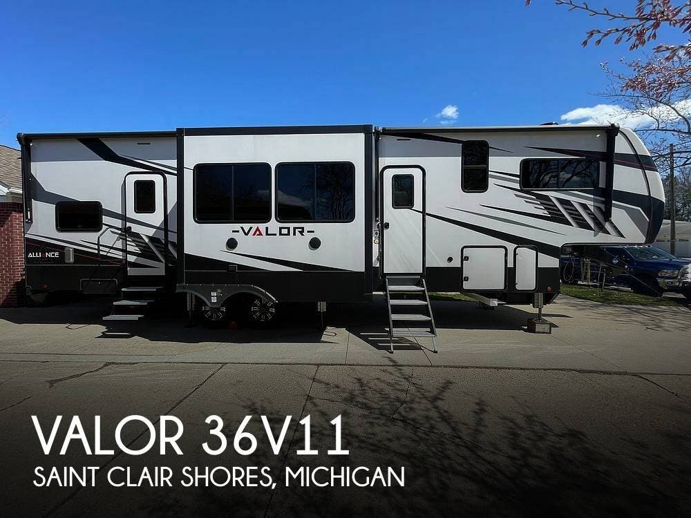 Email now about this 2023 Alliance RV Valor 36V11! Used 2023 Alliance RV Valor 36V11 available in Saint Clair Shores, Michigan