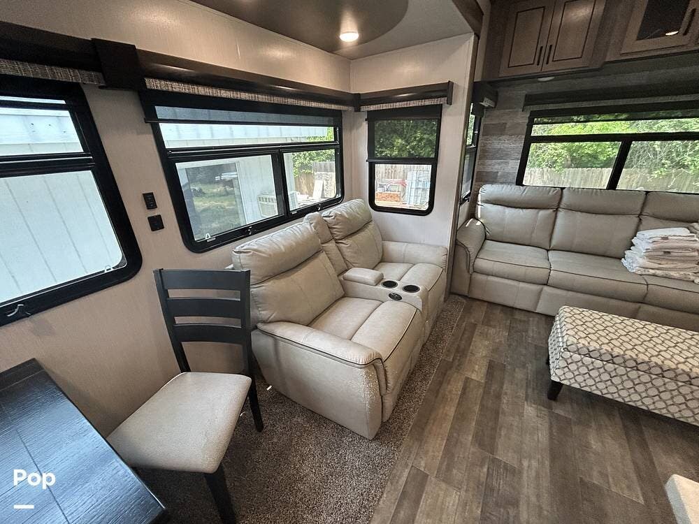 Call now about this 2021 Forest River Cedar Creek 388DB! 2021 Forest River Cedar Creek 388DB - Used Fifth Wheel For Sale by Pop RVs in Azle, Texas features Slideout, Leveling Jacks, Air Conditioning, Awning