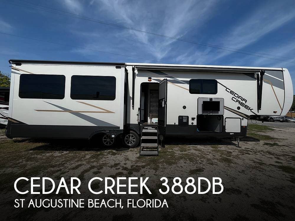 Email now about this 2021 Forest River Cedar Creek 388DB! Used 2021 Forest River Cedar Creek 388DB available in St Augustine Beach, Florida