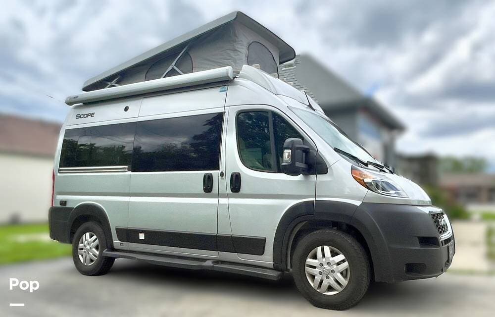 Call now about this 2023 Thor America Scope 18A! 2023 Thor America Scope 18A - Used Class B For Sale by Pop RVs in Greenwood, Indiana features Air Conditioning, Generator, Awning