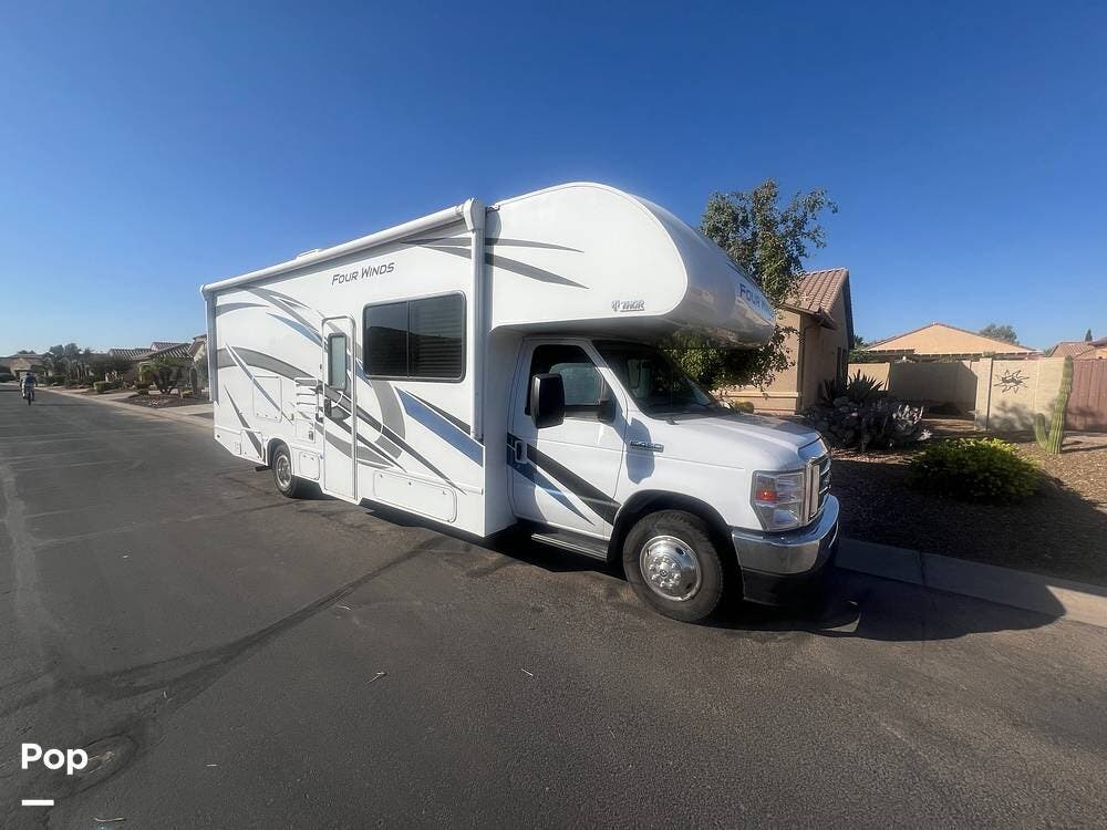 Contact us now about this 2023 Thor Motor Coach Four Winds 27R! 2023 Four Winds 27R by Thor Motor Coach from Pop RVs in Eloy, Arizona