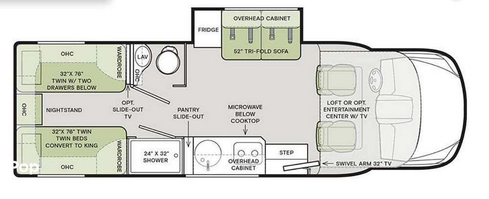 Contact us now about this 2020 Tiffin Wayfarer 24TW! 2020 Wayfarer 24TW by Tiffin from Pop RVs in California, Maryland