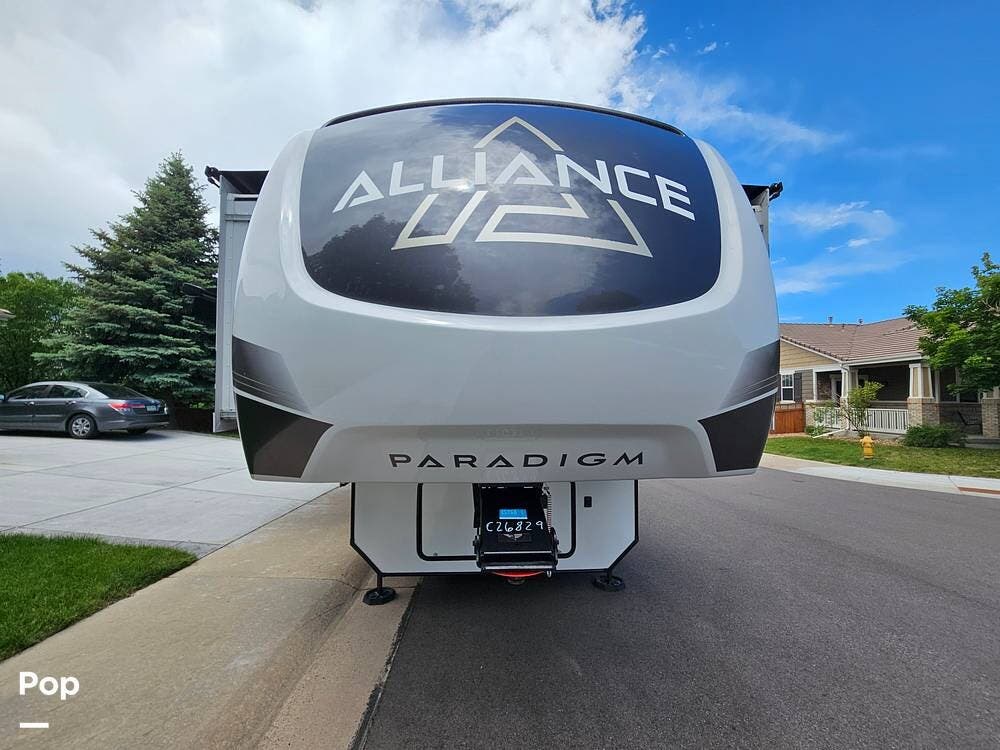Contact us now about this 2023 Alliance RV Paradigm 385FL! 2023 Paradigm 385FL by Alliance RV from Pop RVs in Castle Rock, Colorado