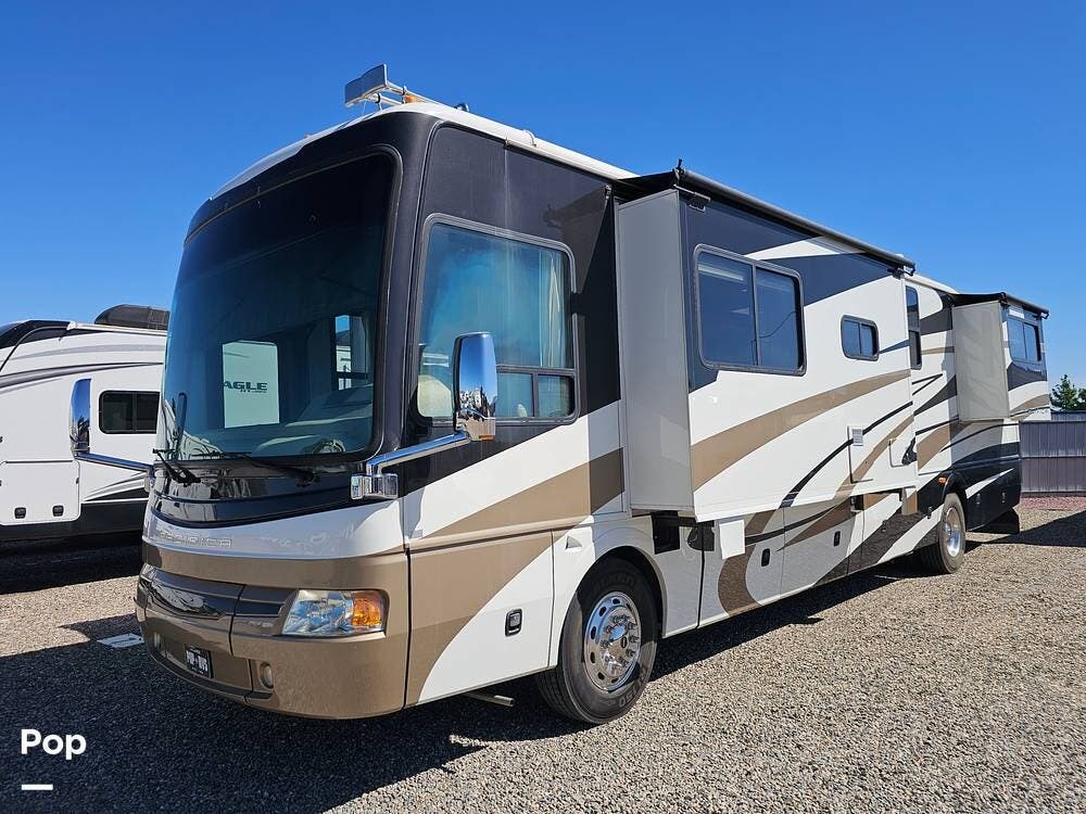 Call now about this 2008 National RV Pacifica 40E! 2008 National RV Pacifica 40E - Used Diesel Pusher For Sale by Pop RVs in Prescott, Arizona features Generator, Awning, Slideout, Air Conditioning, Leveling Jacks