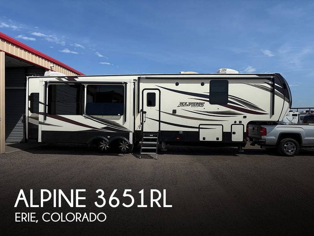 Email now about this 2018 Keystone Alpine 3651RL! Used 2018 Keystone Alpine 3651RL available in Erie, Colorado