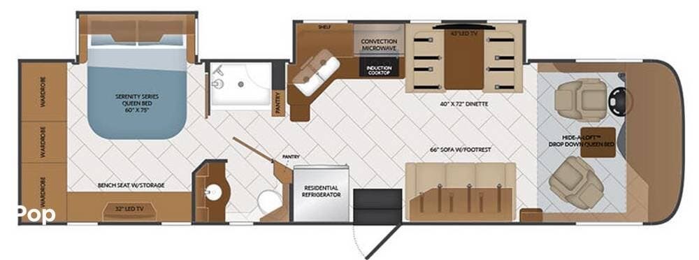 Call now about this 2019 Fleetwood Pace Arrow 33D! 2019 Fleetwood Pace Arrow 33D - Used Diesel Pusher For Sale by Pop RVs in Desert Hot Springs, California features Generator, Slideout, Air Conditioning, Awning, Leveling Jacks