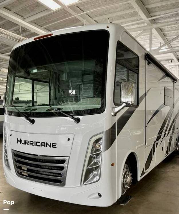 Call now about this 2024 Thor Motor Coach Hurricane 34R! 2024 Thor Motor Coach Hurricane 34R - Used Class A For Sale by Pop RVs in Brookpark, Ohio features Air Conditioning, Slideout, Awning, Generator, Leveling Jacks