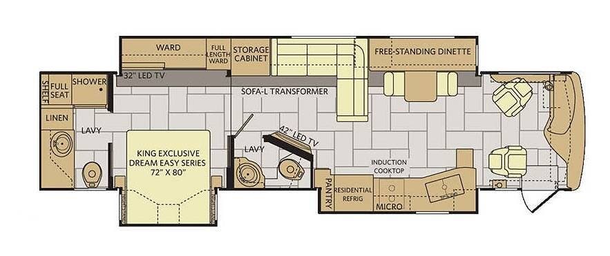 Used 2017 Fleetwood Discovery 38K available in Bedford, Indiana