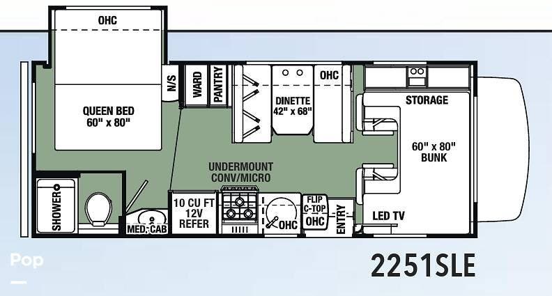 Used 2020 Forest River Forester LE 2251S available in Springville, Indiana