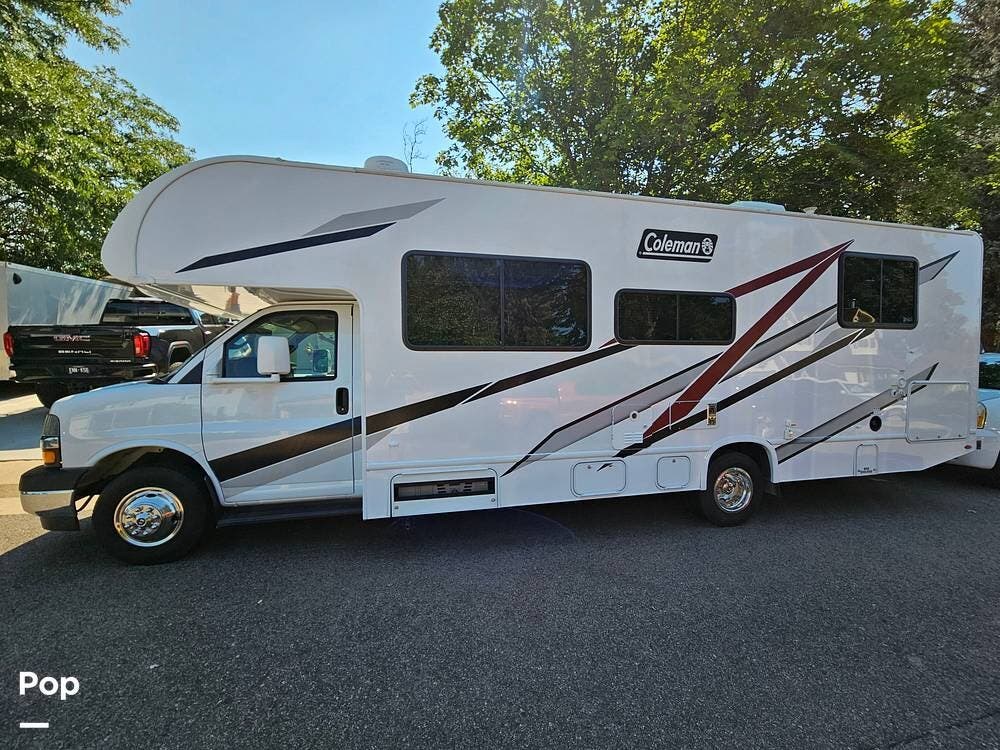 Call now about this 2024 Thor Motor Coach Coleman 28AM! 2024 Thor Motor Coach Coleman 28AM - Used Class C For Sale by Pop RVs in Arvada, Colorado features Generator, Air Conditioning, Awning