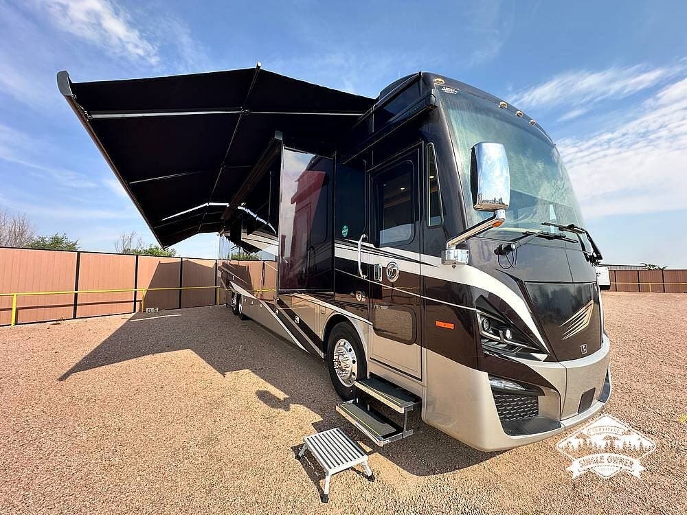 Call now about this 2023 Tiffin Phaeton 44 OH! 2023 Tiffin Phaeton 44 OH - Used Diesel Pusher For Sale by Pop RVs in Greeley, Colorado features Air Conditioning, Leveling Jacks, Awning, Slideout, Generator