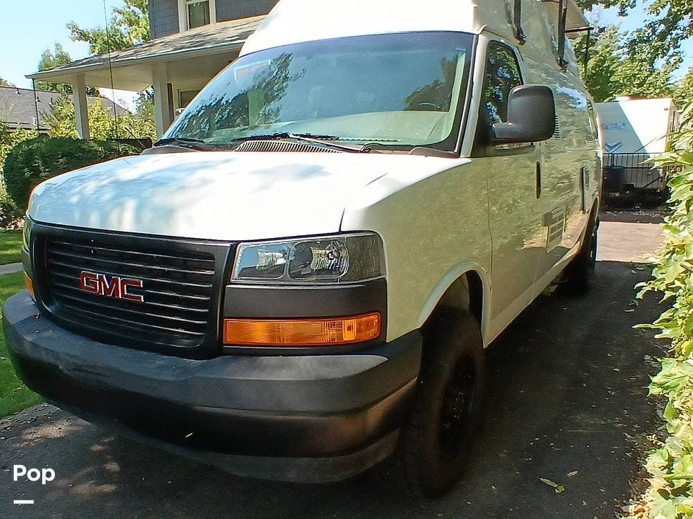Call now about this 2019 GMC Savana 2500 EXT! 2019 GMC Savana 2500 EXT - Used Conversion Van For Sale by Pop RVs in Boise, Idaho features Air Conditioning