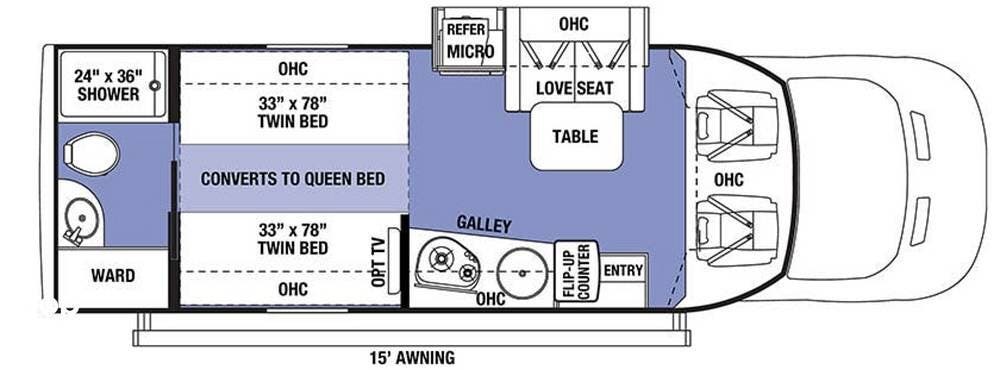 Used 2022 Forest River Sunseeker TS 2370 available in Leesburg, Florida