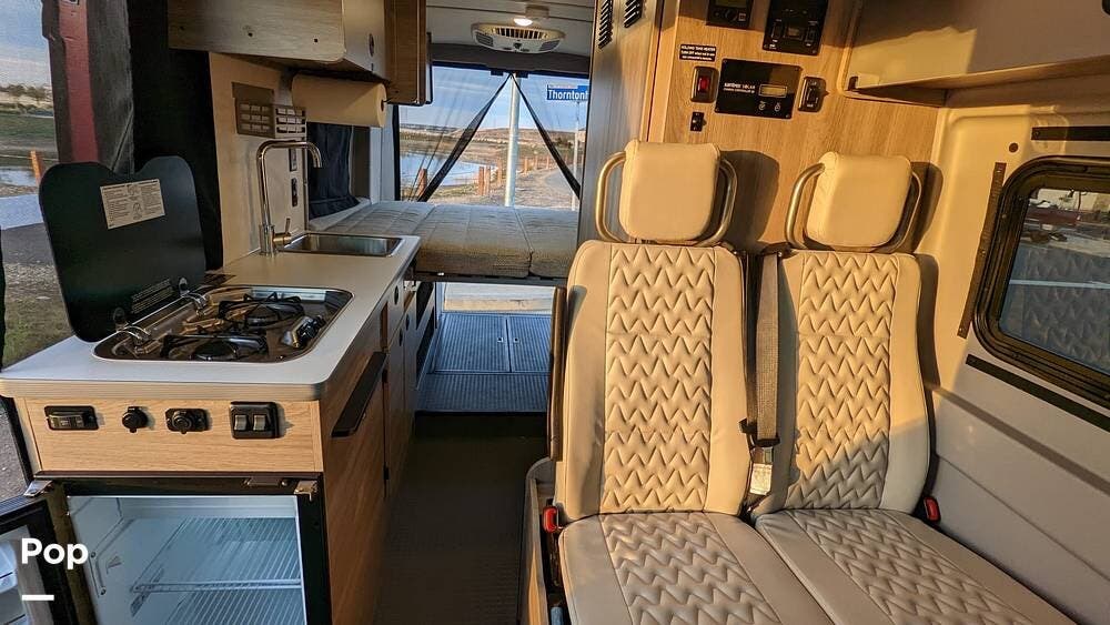 Call now about this 2023 Winnebago Solis 59PX! 2023 Winnebago Solis 59PX - New Class B For Sale by Pop RVs in Rancho Cordova, California features Generator, Air Conditioning