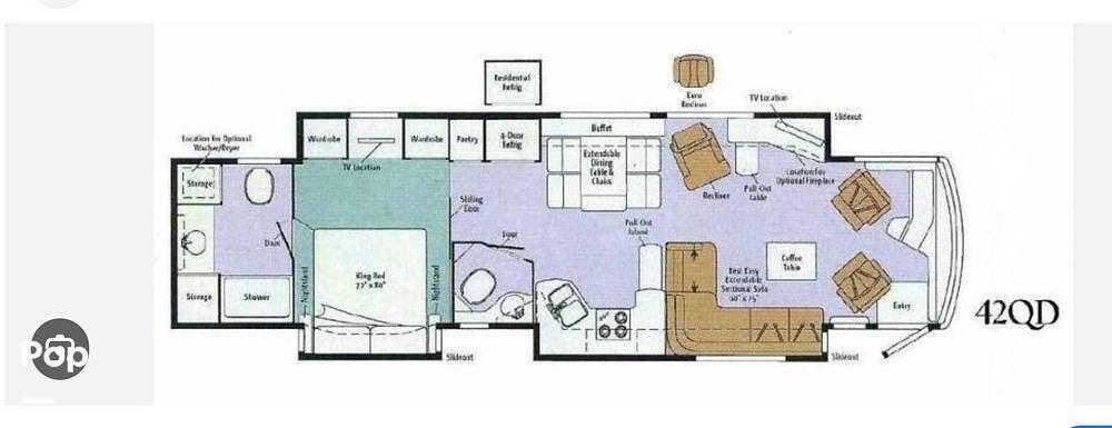Contact us now about this 2011 Itasca Ellipse 42QD! 2011 Ellipse 42QD by Itasca from Pop RVs in Cassadaga, New York
