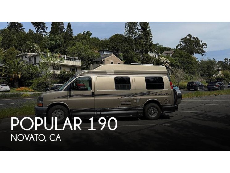 Email now about this 2008 Roadtrek Popular 190! Used 2008 Roadtrek Popular 190 available in Novato, California