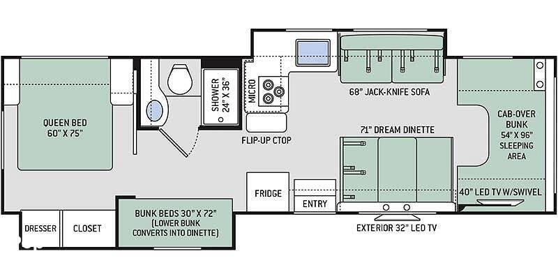 Used 2018 Thor Motor Coach Freedom Elite 30FE available in Oriental, North Carolina