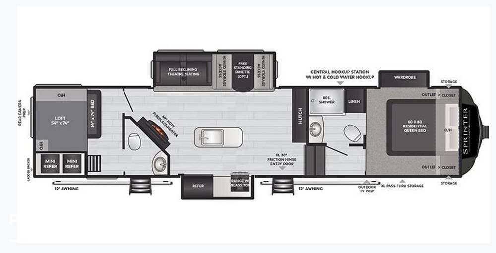 Used 2022 Keystone Sprinter 35BH available in New Caney, Texas