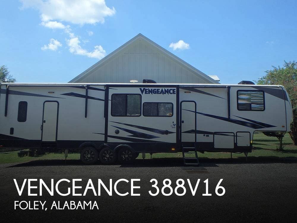 Email now about this 2019 Forest River Vengeance 388V16! Used 2019 Forest River Vengeance 388V16 available in Foley, Alabama