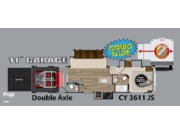 Used 2018 Heartland Cyclone HD 3611 JS available in Anamoose, North Dakota