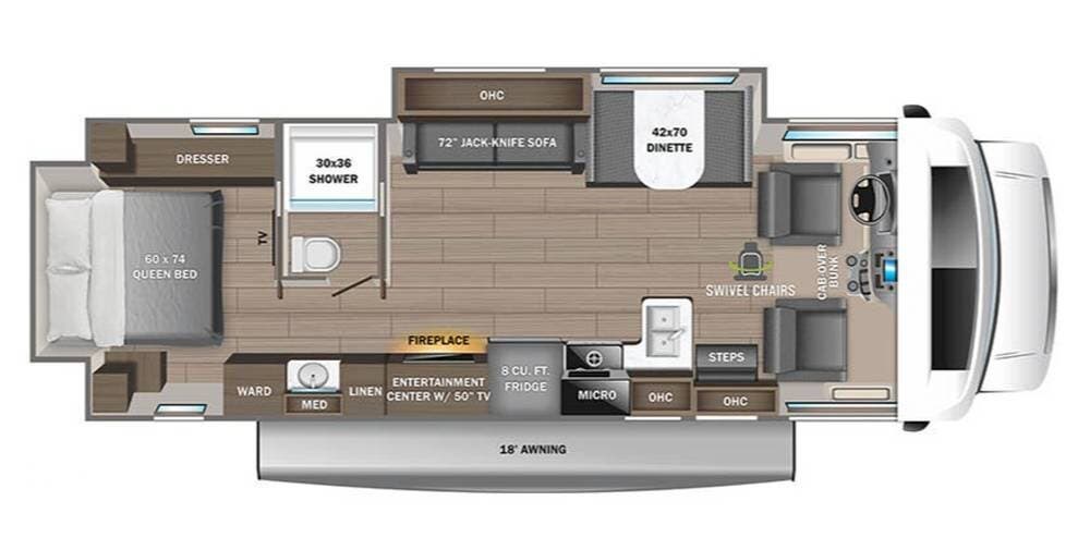 Call now about this 2023 Jayco Greyhawk 30Z! 2023 Jayco Greyhawk 30Z - Used Class C For Sale by Pop RVs in Madisonville, Tennessee features Slideout, Generator, Air Conditioning, Leveling Jacks, Awning