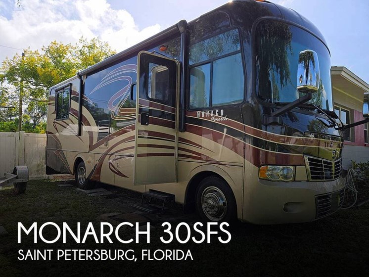 Email now about this 2011 Monaco RV Monarch 30SFS! Used 2011 Monaco RV Monarch 30SFS available in Saint Petersburg, Florida