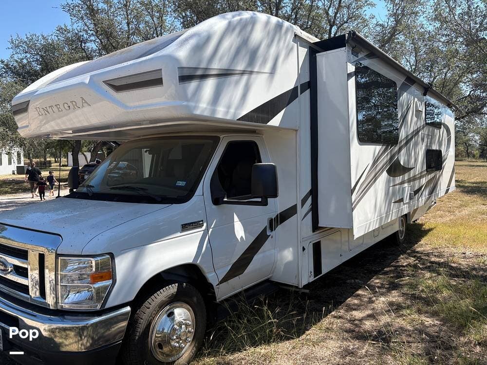 Call now about this 2023 Entegra Coach Odyssey 31F! 2023 Entegra Coach Odyssey 31F - Used Class C For Sale by Pop RVs in Burnet, Texas features Awning, Air Conditioning, Generator, Leveling Jacks, Slideout