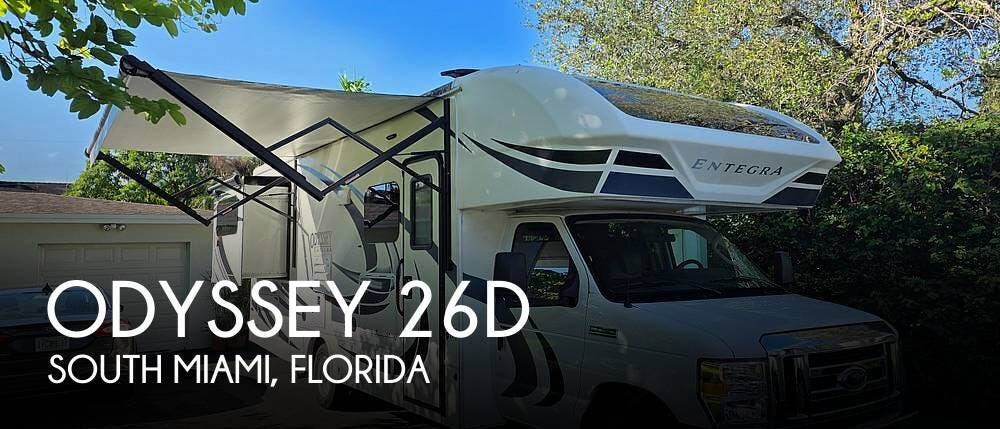 Email now about this 2021 Entegra Coach Odyssey 26D! Used 2021 Entegra Coach Odyssey 26D available in South Miami, Florida