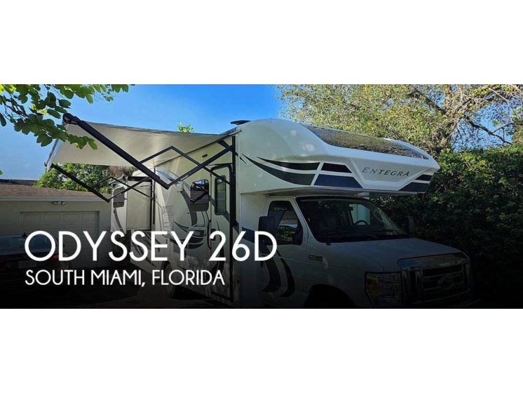 Email now about this 2021 Entegra Coach Odyssey 26D! Used 2021 Entegra Coach Odyssey 26D available in South Miami, Florida
