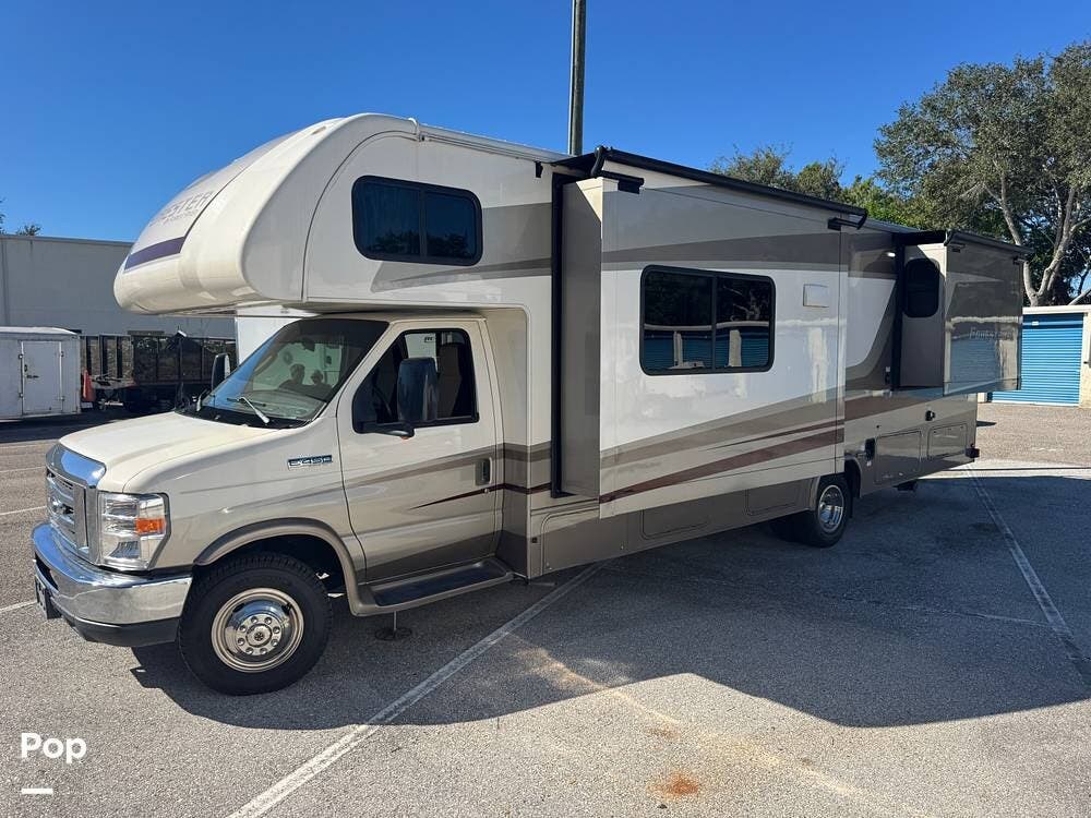 Call now about this 2020 Forest River Forester 2861DS! 2020 Forest River Forester 2861DS - Used Class C For Sale by Pop RVs in Sarasota, Florida features Slideout, Air Conditioning, Generator, Awning