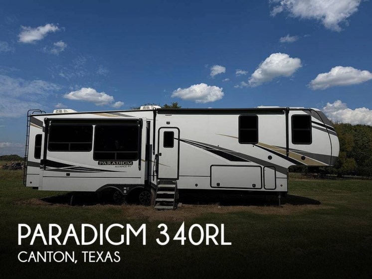 Email now about this 2021 Alliance RV Paradigm 340RL! Used 2021 Alliance RV Paradigm 340RL available in Canton, Texas