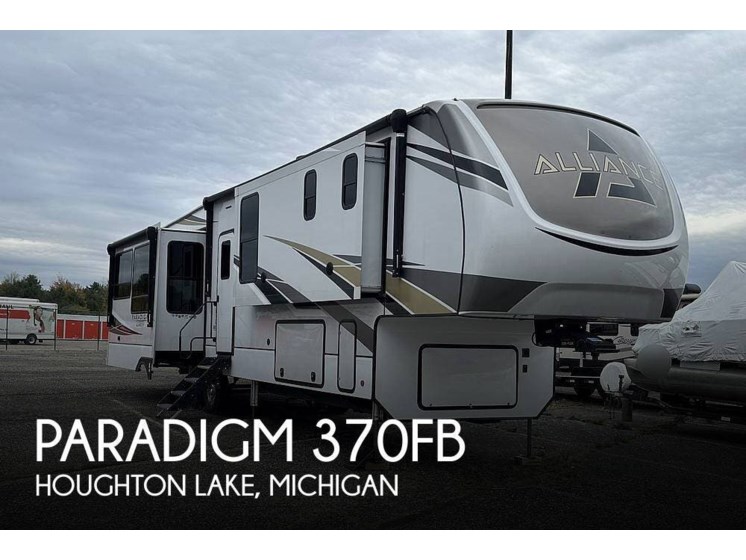 Email now about this 2022 Alliance RV Paradigm 370FB! Used 2022 Alliance RV Paradigm 370FB available in Houghton Lake, Michigan