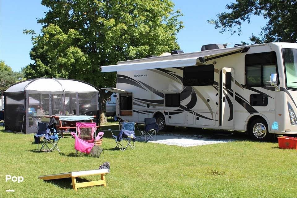 Call now about this 2017 Thor Motor Coach Windsport 29M! 2017 Thor Motor Coach Windsport 29M - Used Class A For Sale by Pop RVs in Rockwood, Michigan features Awning, Air Conditioning, Leveling Jacks, Generator, Slideout