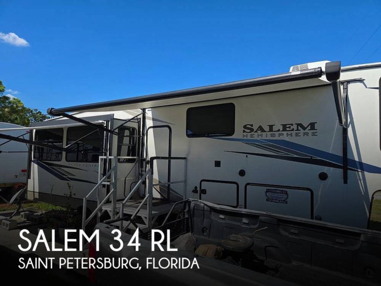 Email now about this 2022 Forest River Salem Hemisphere 34 RL! Used 2022 Forest River Salem Hemisphere 34 RL available in Saint Petersburg, Florida