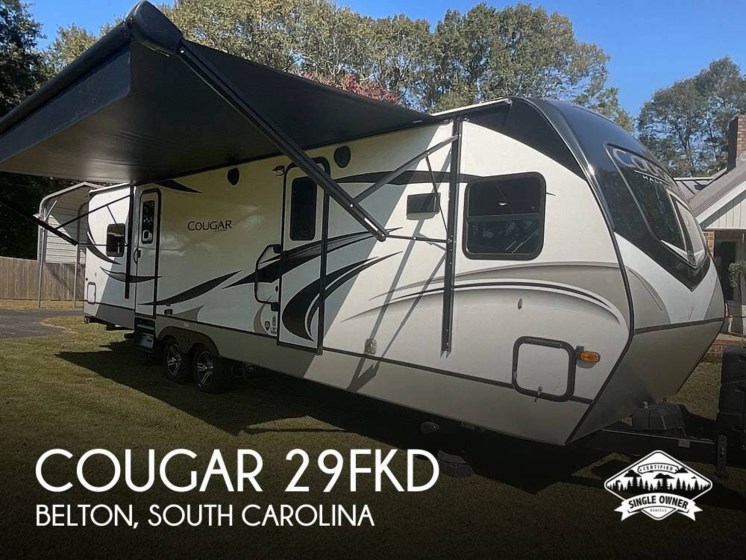 Email now about this 2022 Keystone Cougar 29FKD! Used 2022 Keystone Cougar 29FKD available in Belton, South Carolina