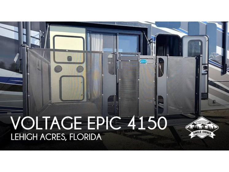 Email now about this 2018 Dutchmen Voltage Epic 4150! Used 2018 Dutchmen Voltage Epic 4150 available in Lehigh Acres, Florida