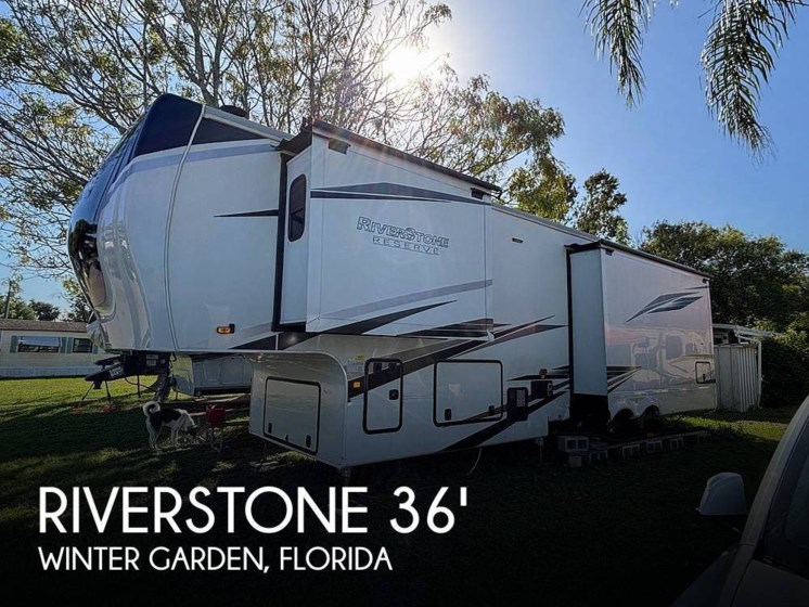 Email now about this 2022 Forest River RiverStone Reserve 3670RL! Used 2022 Forest River RiverStone Reserve 3670RL available in Winter Garden, Florida