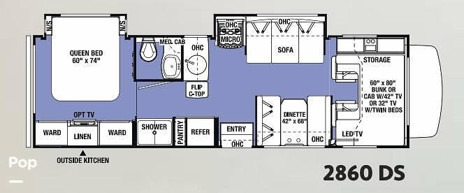 Call now about this 2016 Forest River Sunseeker 2860DS! 2016 Forest River Sunseeker 2860DS - Used Class C For Sale by Pop RVs in Reading, Pennsylvania features Slideout, Awning, Air Conditioning, Generator