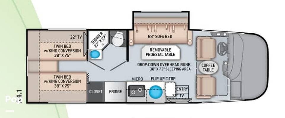 Contact us now about this 2022 Thor Motor Coach Axis 24.1! 2022 Axis 24.1 by Thor Motor Coach from Pop RVs in Elkton, Maryland
