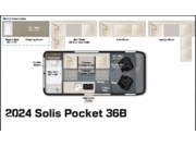 Call now about this 2024 Winnebago Solis Pocket 36B! 2024 Winnebago Solis Pocket 36B - Used Class B For Sale by Pop RVs in Bardstown, Kentucky features Air Conditioning