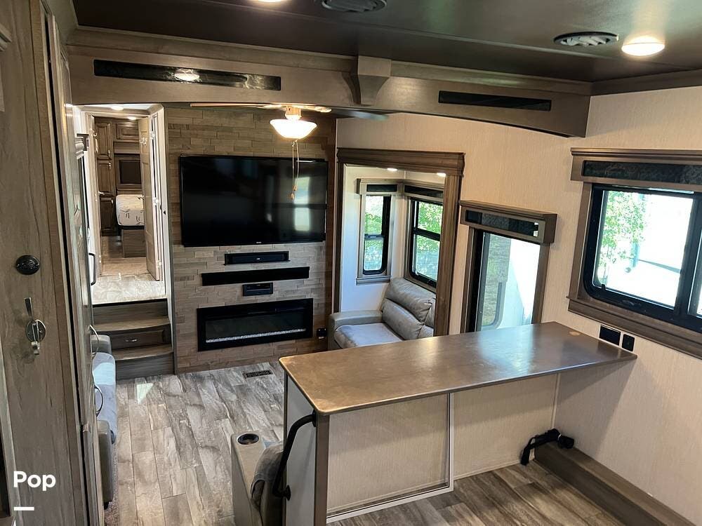 Contact us now about this 2021 Forest River RiverStone Legacy 39FKTH! 2021 RiverStone Legacy 39FKTH by Forest River from Pop RVs in Jarrell, Texas